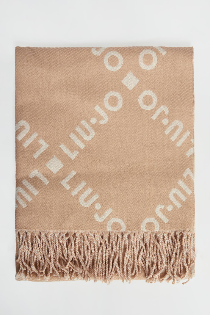 Szalik damski z logo LIU JO