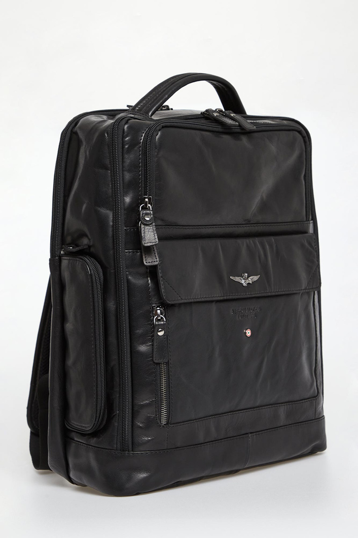 Plecak męski skórzany AERONAUTICA MILITARE