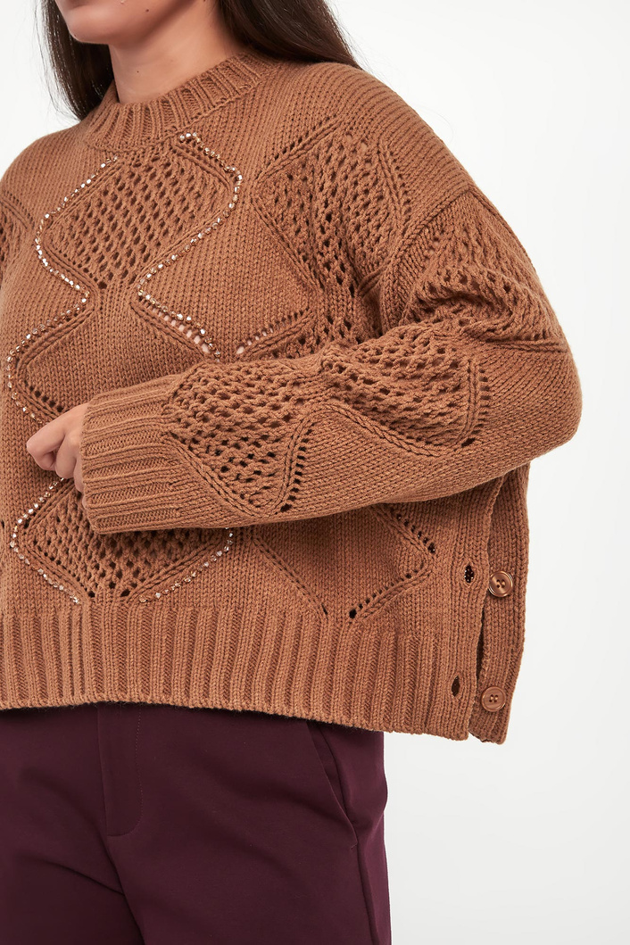 Sweter damski z wełną LIU JO