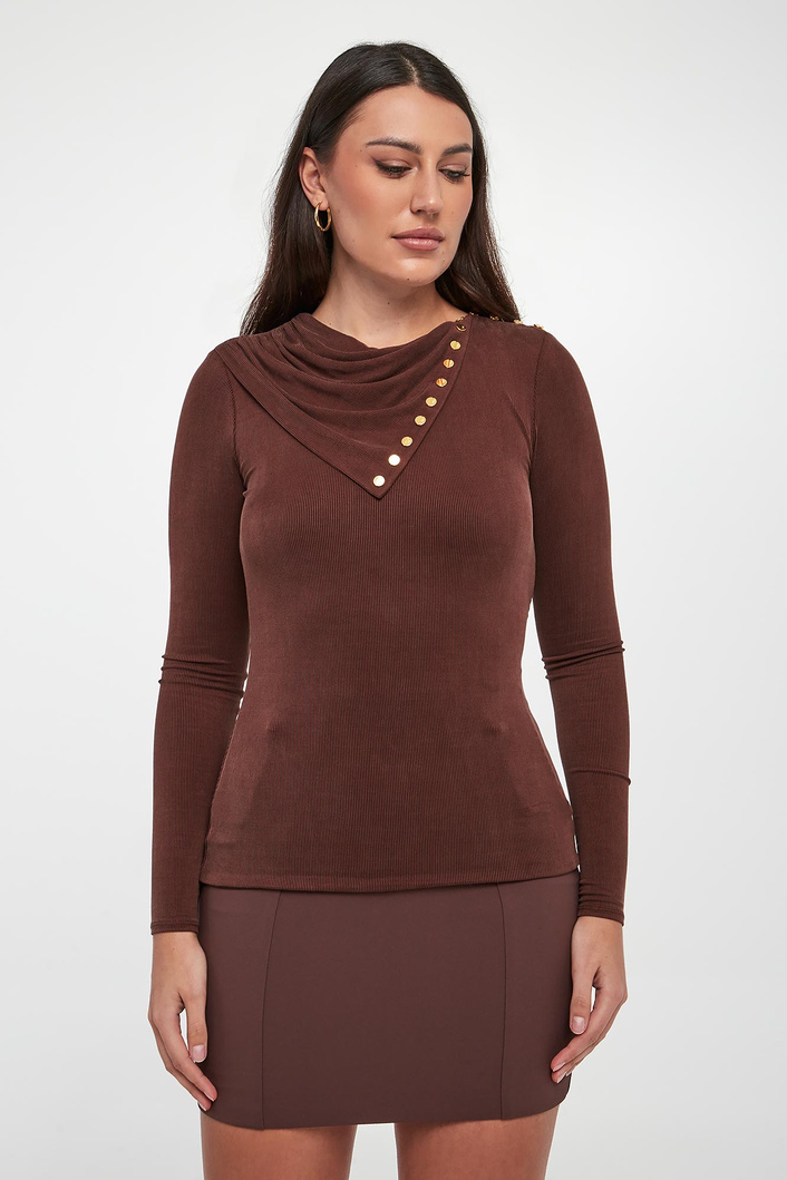 Bluzka damska w prążki ELISABETTA FRANCHI