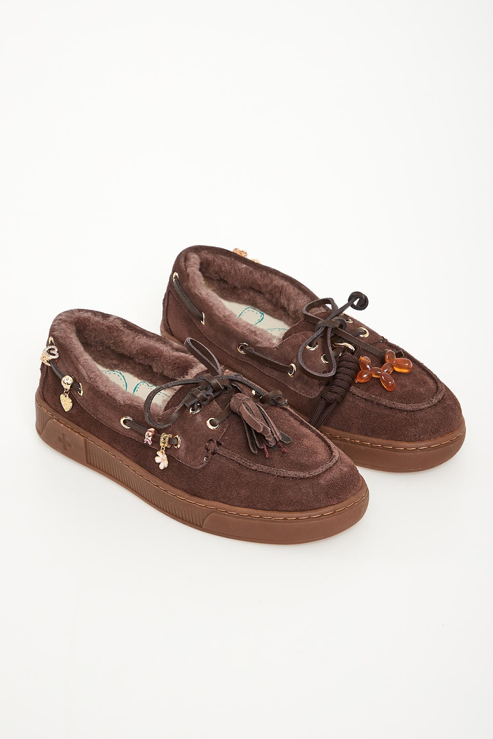Loafersy damskie skórzane GIO+