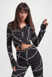 Koszula damska z logo VERSACE JEANS COUTURE