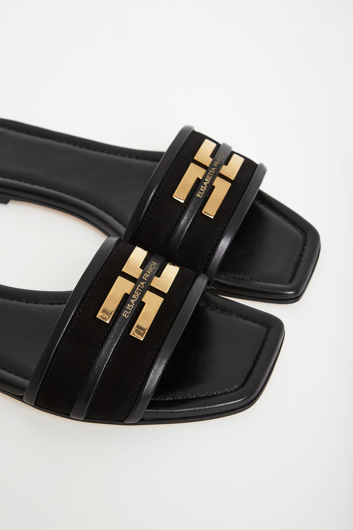 Klapki damskie skórzane ELISABETTA FRANCHI