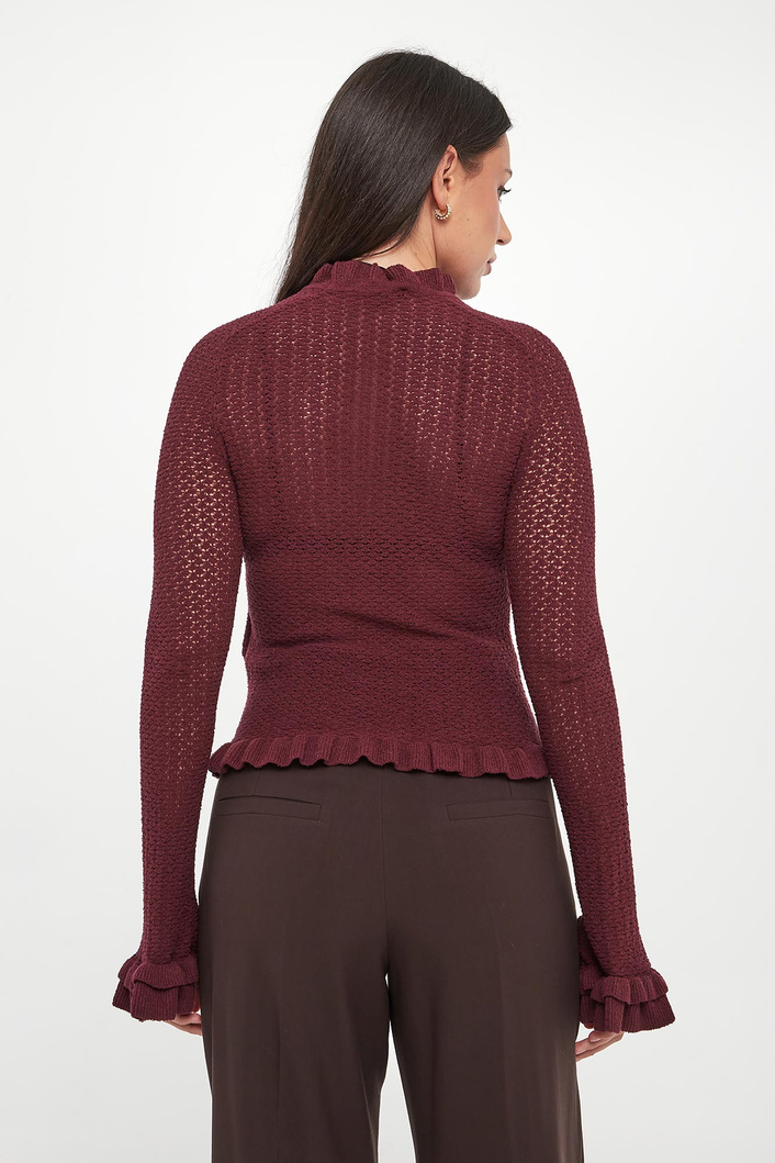 Sweter damski ażurowy Mulino MARELLA