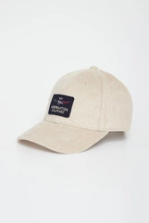 Czapka z daszkiem męska sztruksowa AERONAUTICA MILITARE