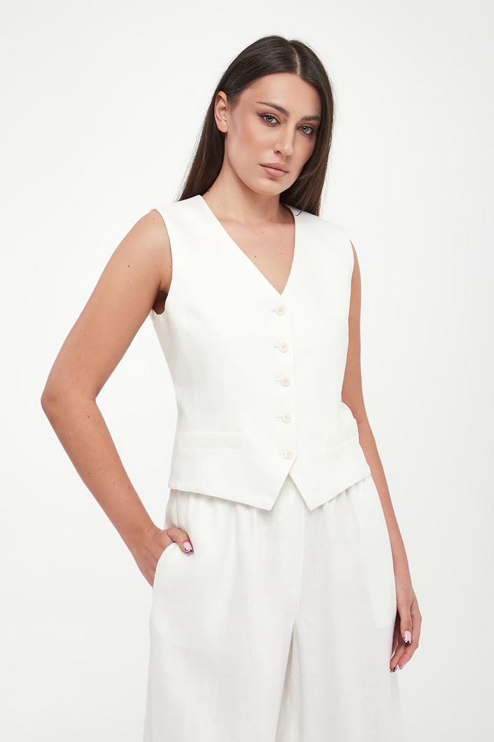 Kamizelka damska lniana Pace WEEKEND MAX MARA