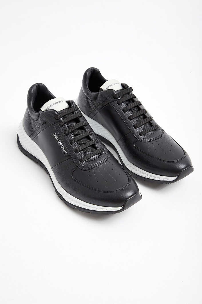 Sneakersy męskie skórzane EMPORIO ARMANI