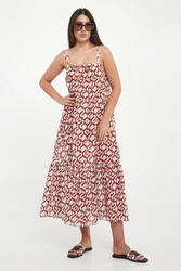 Sukienka z jedwabiem Alisso MAX MARA BEACHWEAR