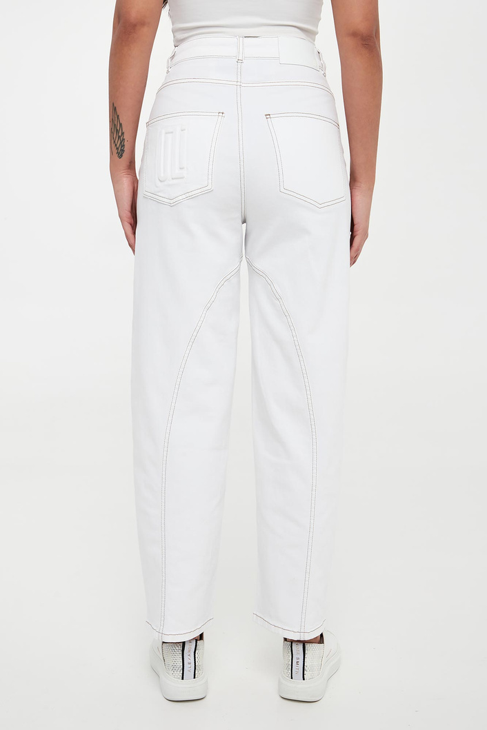 Jeansy damskie z logo SPORTALM