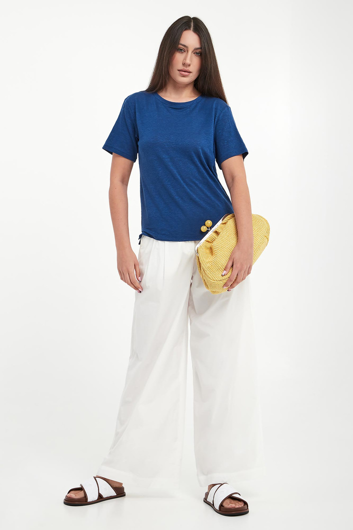T-shirt lniany Pelota WEEKEND MAX MARA