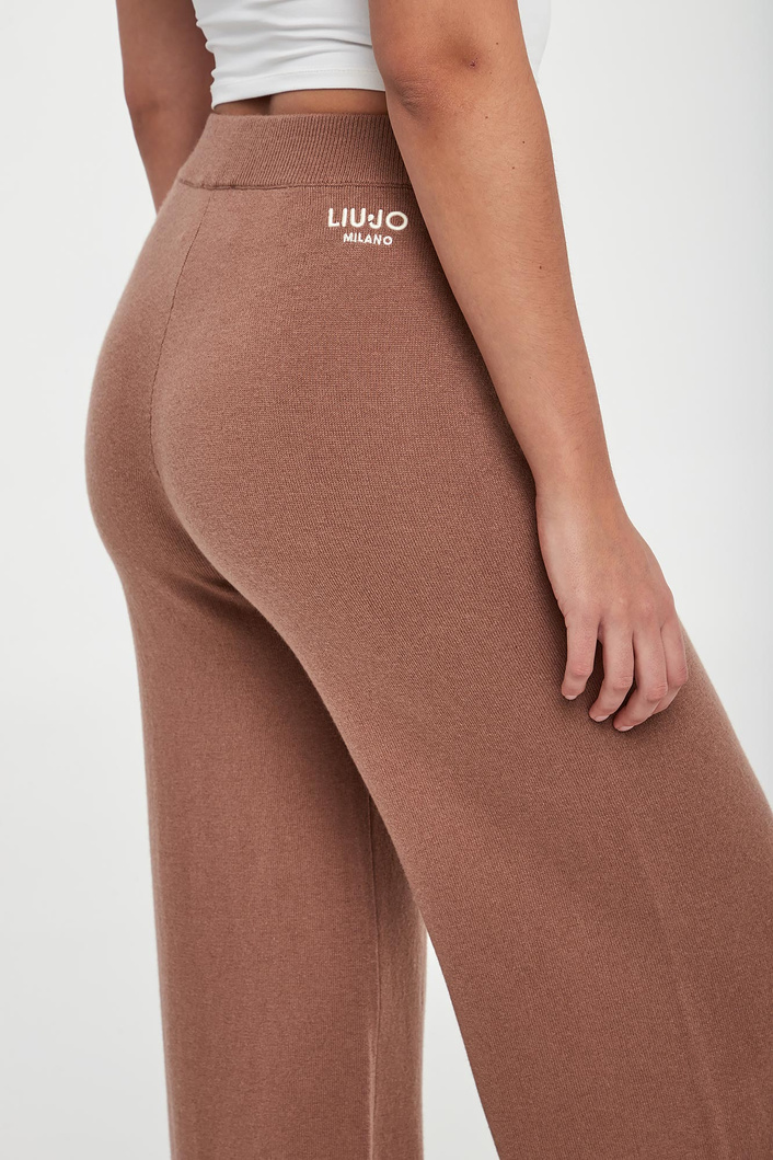 Spodnie damskie wełniane z kaszmirem LIU JO