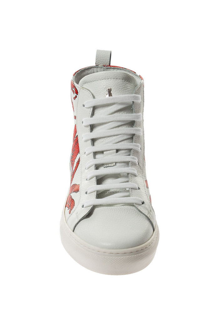 Sneakersy skórzane PATRIZIA PEPE