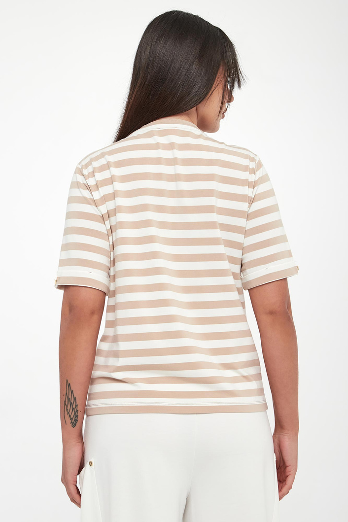 T-shirt damski w paski LIU JO