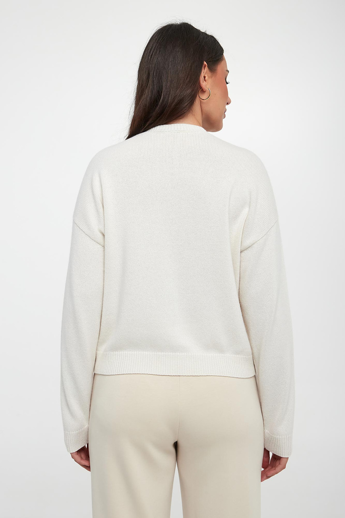 Sweter damski z jedwabiem i kaszmirem PESERICO