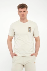 T-shirt męski z logo AERONAUTICA MILITARE