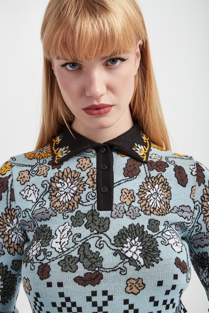 Sukienka mini dzianinowa KENZO