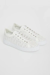 Sneakersy damskie skórzane CESARE CASADEI