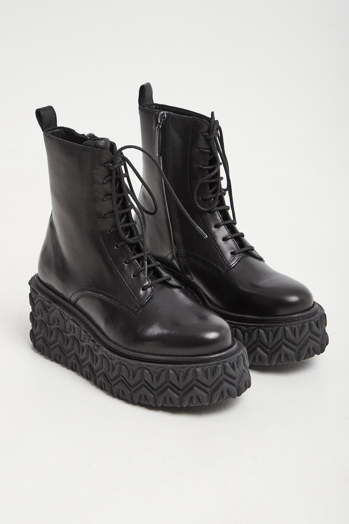 Trapery damskie skórzane PATRIZIA PEPE