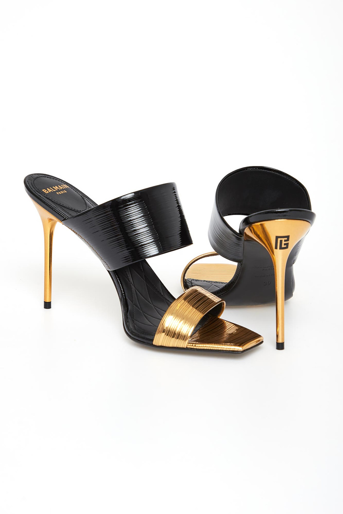 Szpilki damskie skórzane Sync BALMAIN