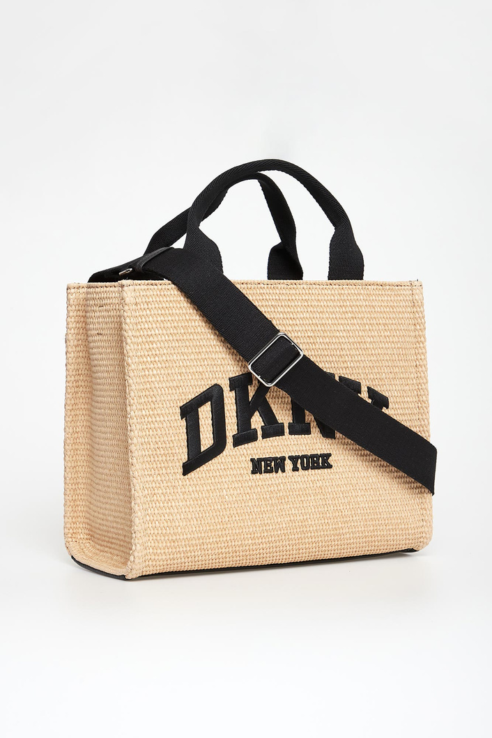 Torebka pleciona shopperka DKNY