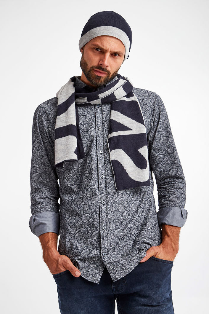 Komplet wełniany szal + czapka JOOP! JEANS