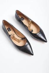 Baleriny skórzane PINKO