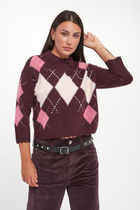 Sweter damski wełniany Cork PINKO
