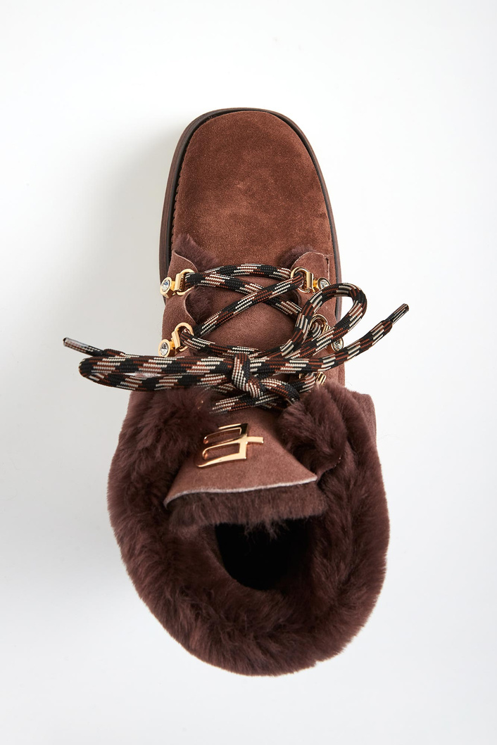 Trapery damskie zamszowe BALDININI