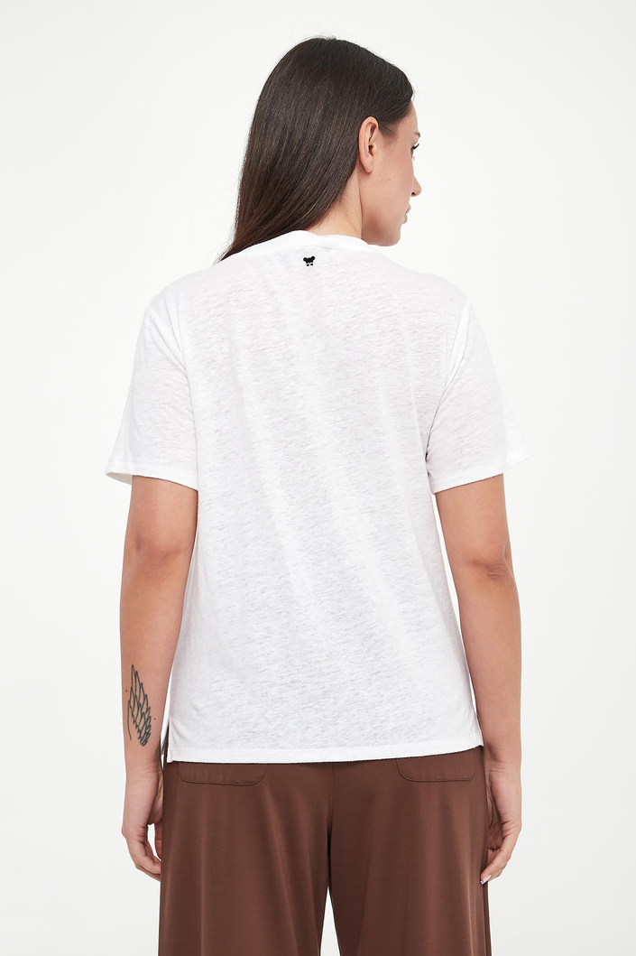 T-shirt lniany Pelota WEEKEND MAX MARA