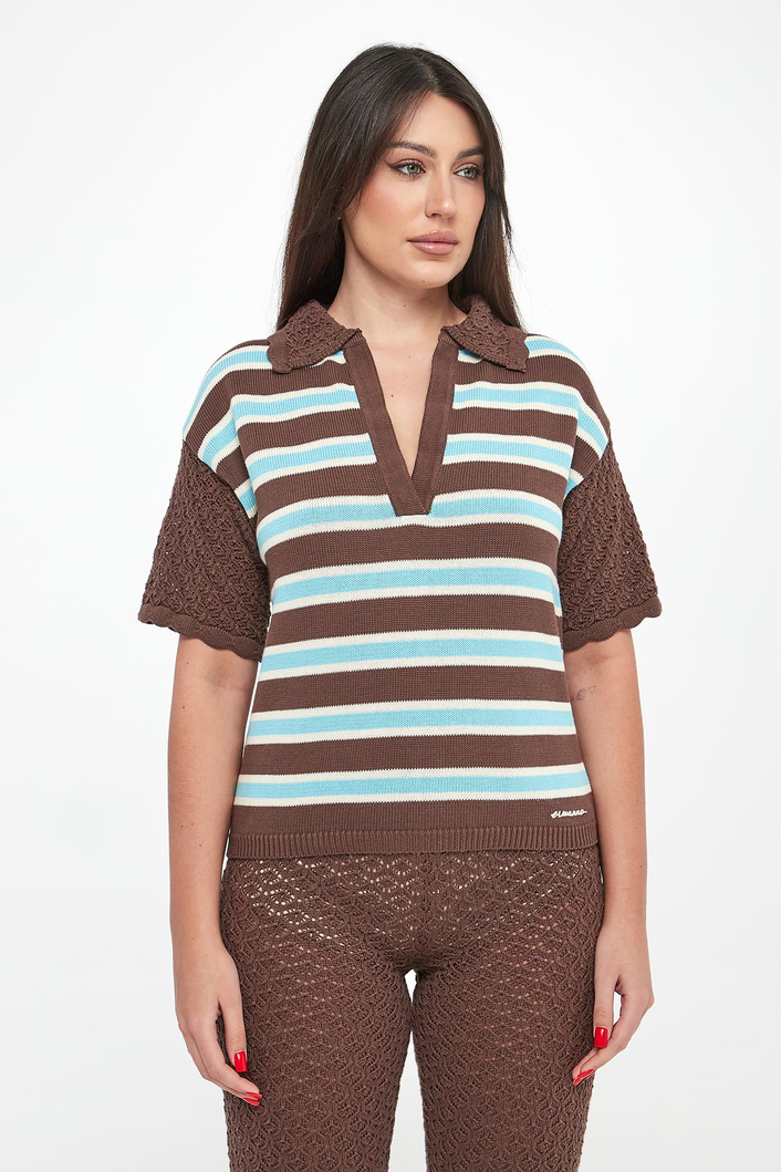 Sweter damski polo ERMANNO FIRENZE