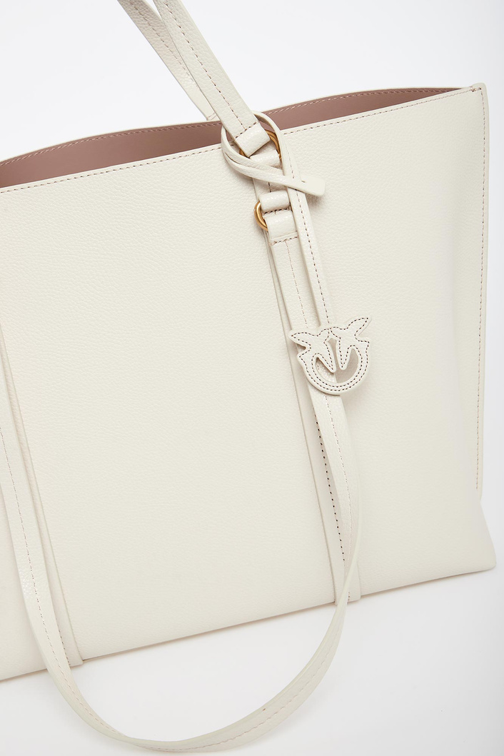 Torebka damska skórzana Carrie Shopper Big PINKO