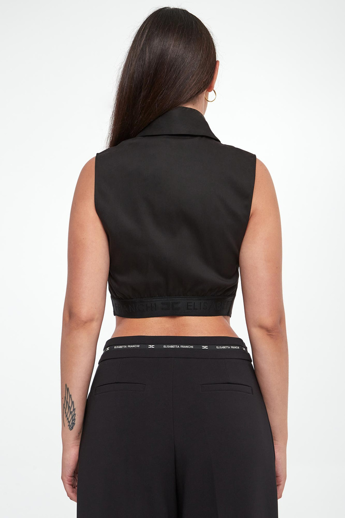 Koszula damska cropped ELISABETTA FRANCHI