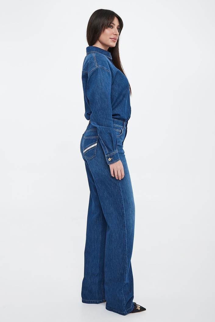 Kombinezon damski z denimu ELISABETTA FRANCHI