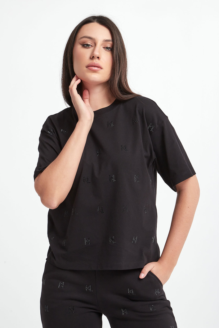 T-shirt damski KARL LAGERFELD
