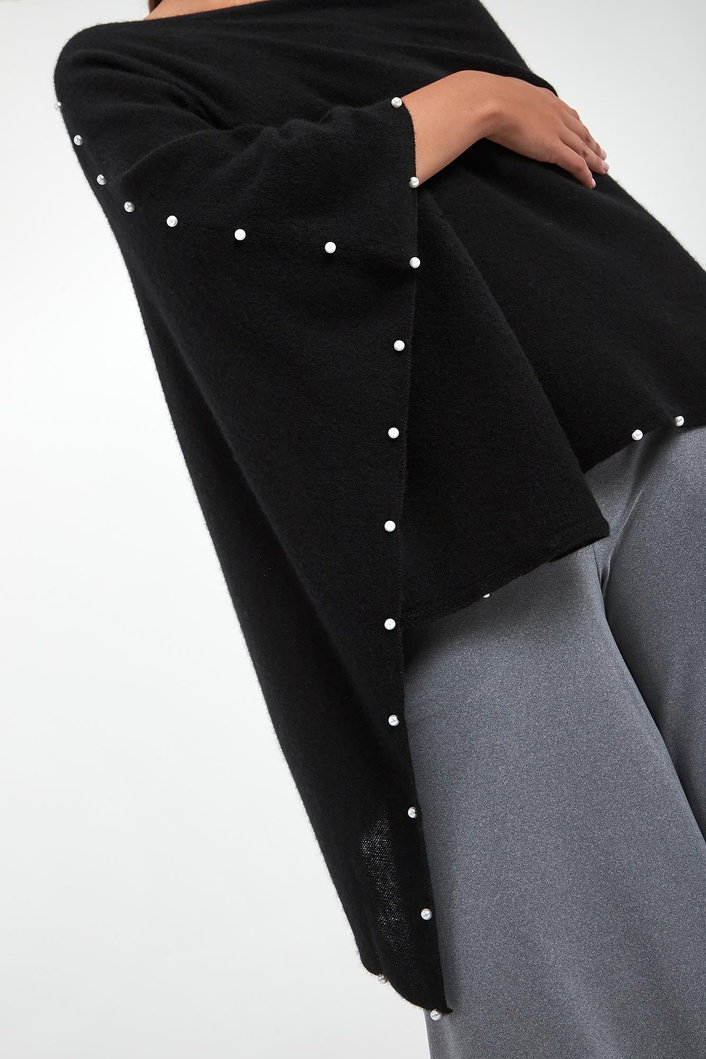 Ponczo damskie kaszmirowe JOSEPH RIBKOFF