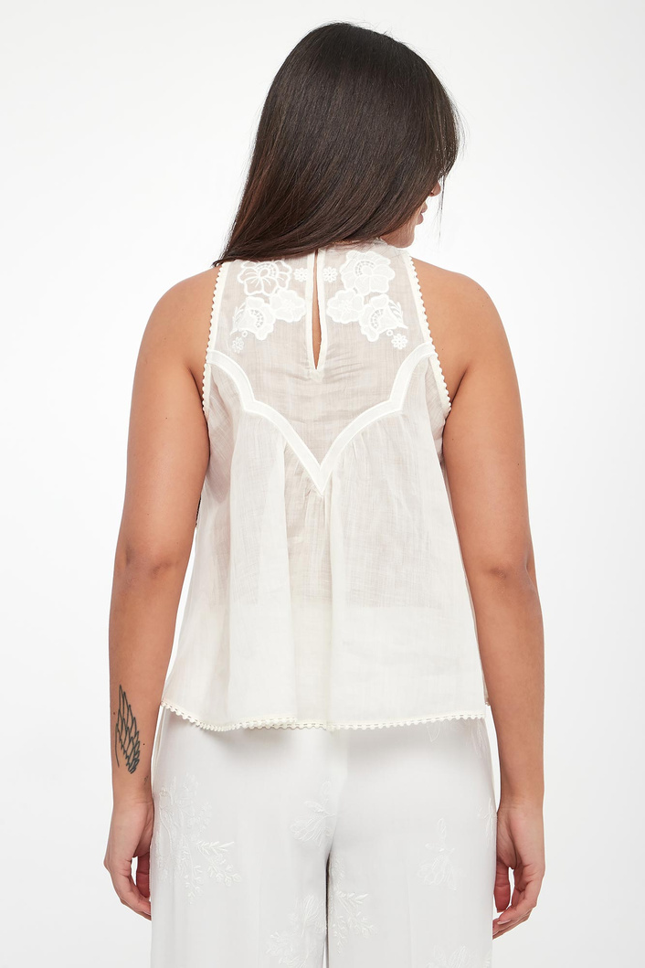 Top damski z haftem TWINSET