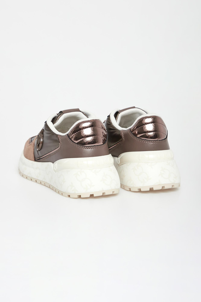 Sneakersy damskie skórzane Gem 07 PINKO