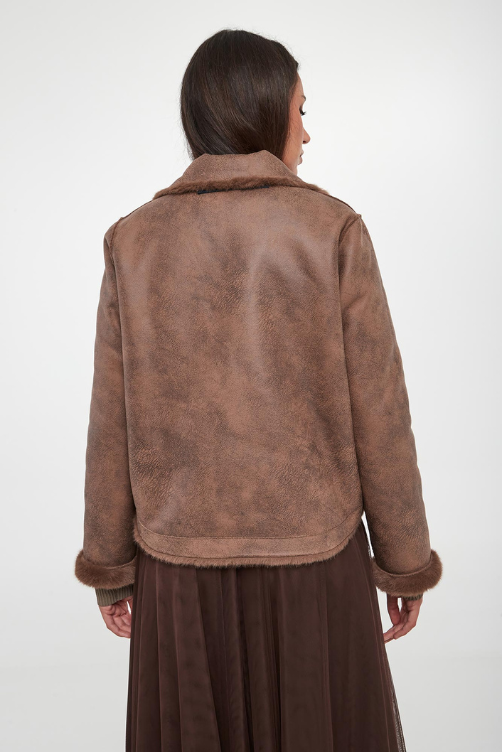 Kożuch damski dwustronny Orsina JOOP!