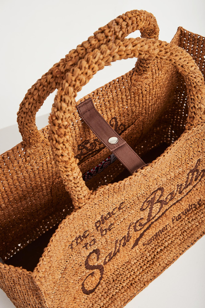Torebka damska pleciona Vanity Raffia MC2 SAINT BARTH