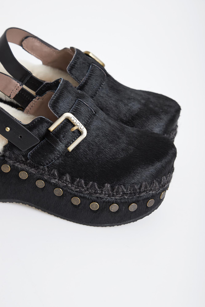 Klapki damskie Pony skin clog MOU