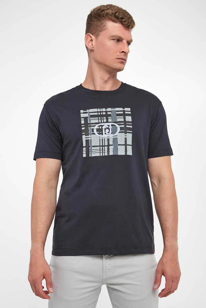 T-shirt męski z logo LIU JO