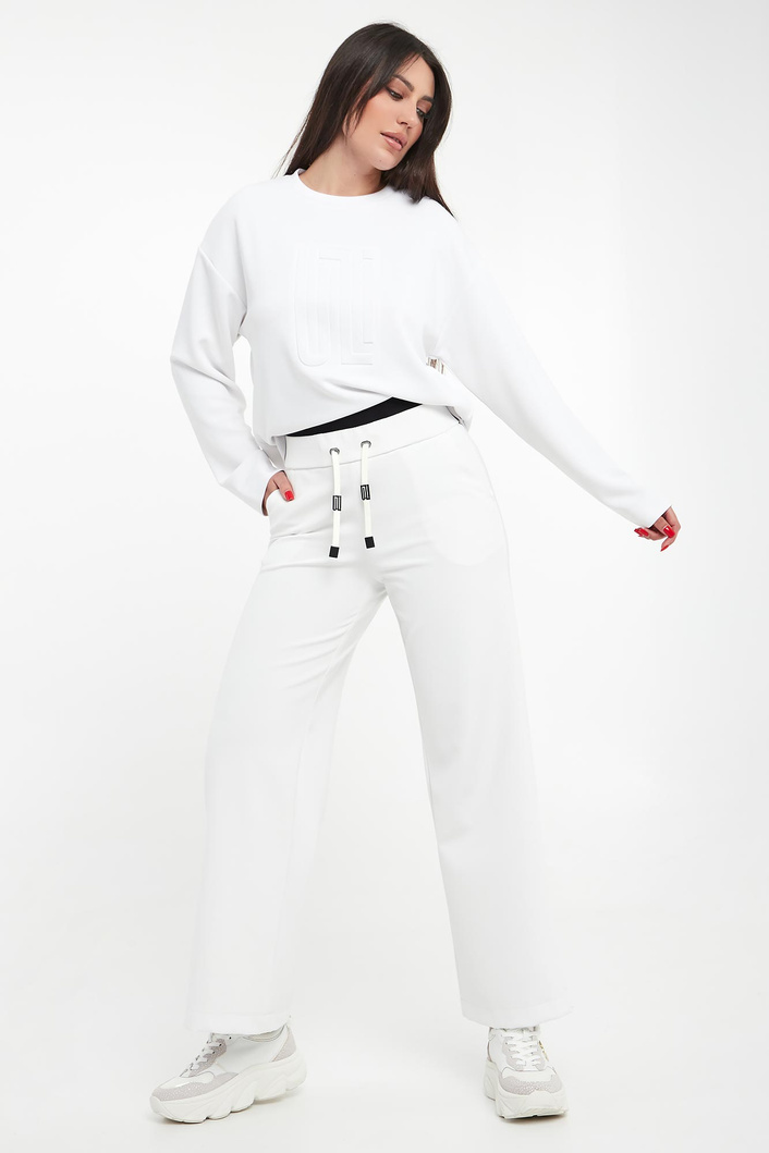 Spodnie damskie z kontrastowym ściągaczem SPORTALM