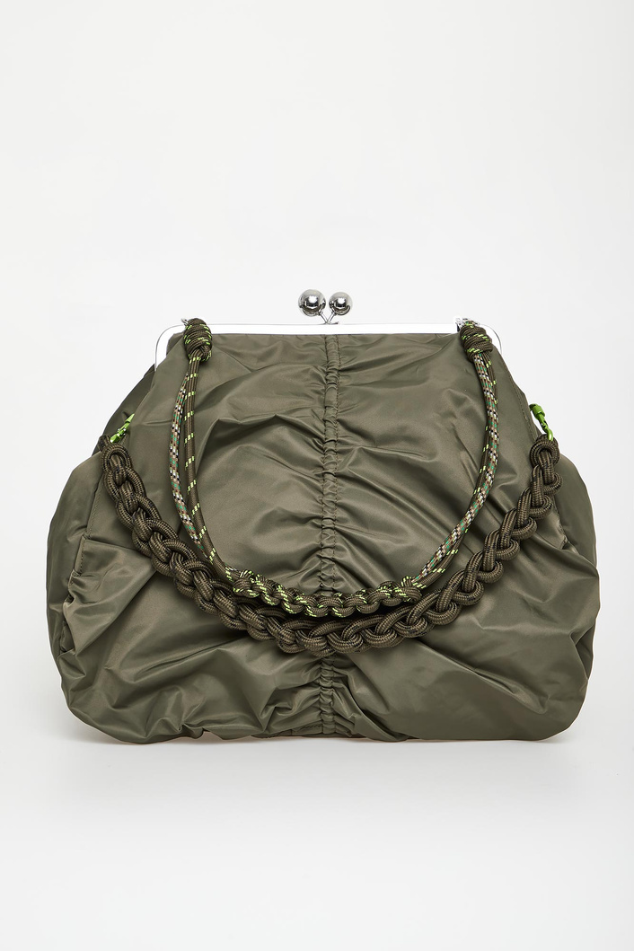 Torebka damska gabardynowa Pasticcino Pesche WEEKEND MAX MARA