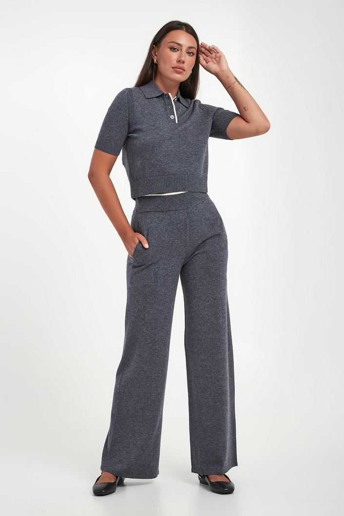Sweter polo damski wełniany Gorgona PINKO
