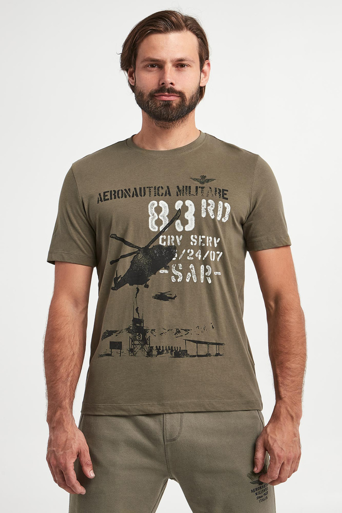 T-shirt męski AERONAUTICA MILITARE