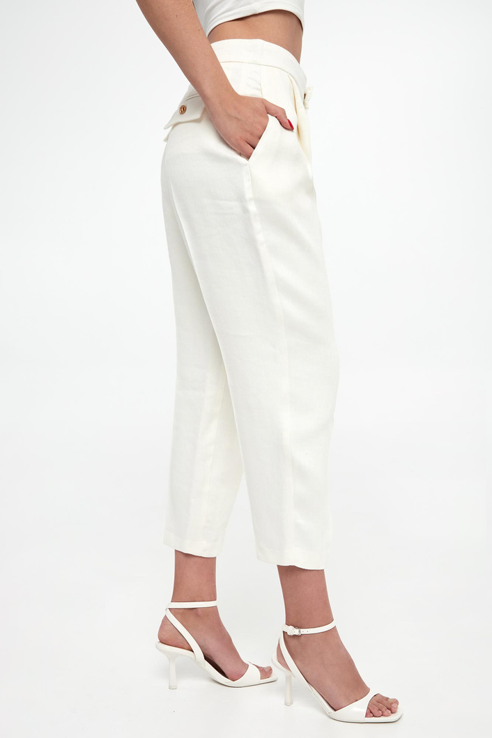 Spodnie damskie lniane ELISABETTA FRANCHI