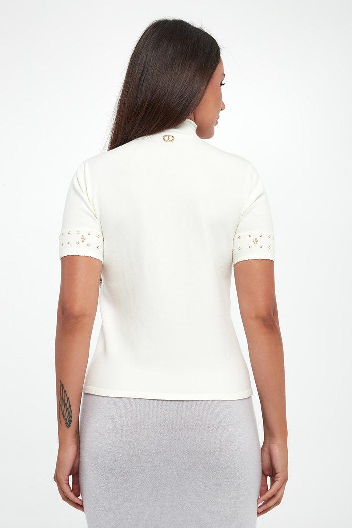 Sweter damski z krótkim rękawem TWINSET