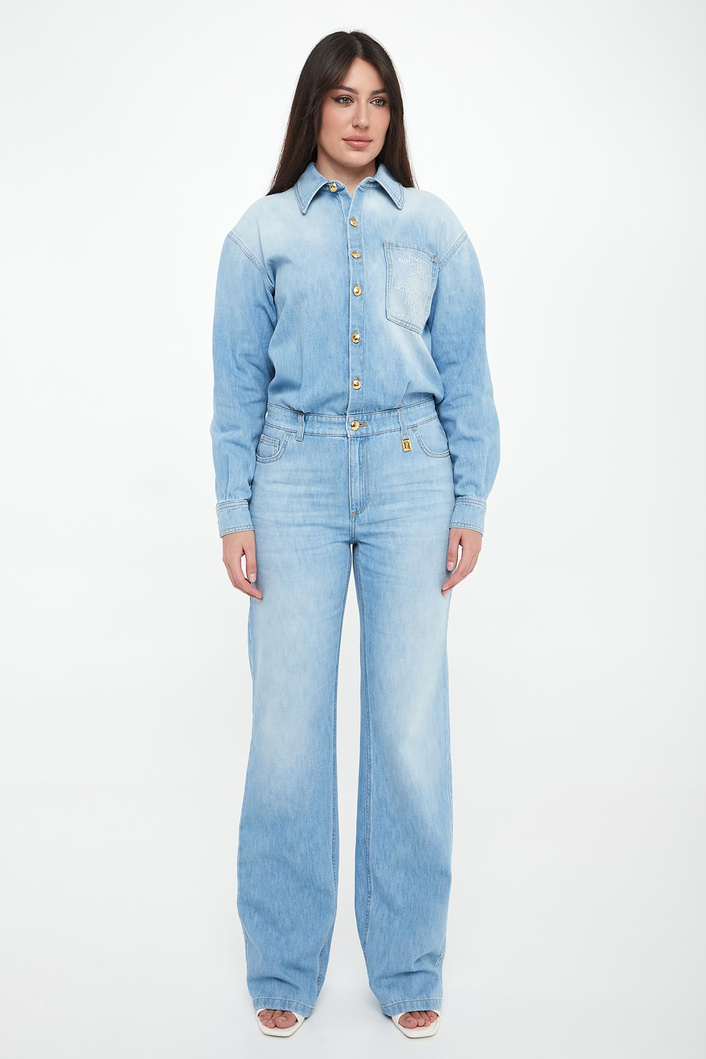 Kombinezon damski z denimu ELISABETTA FRANCHI