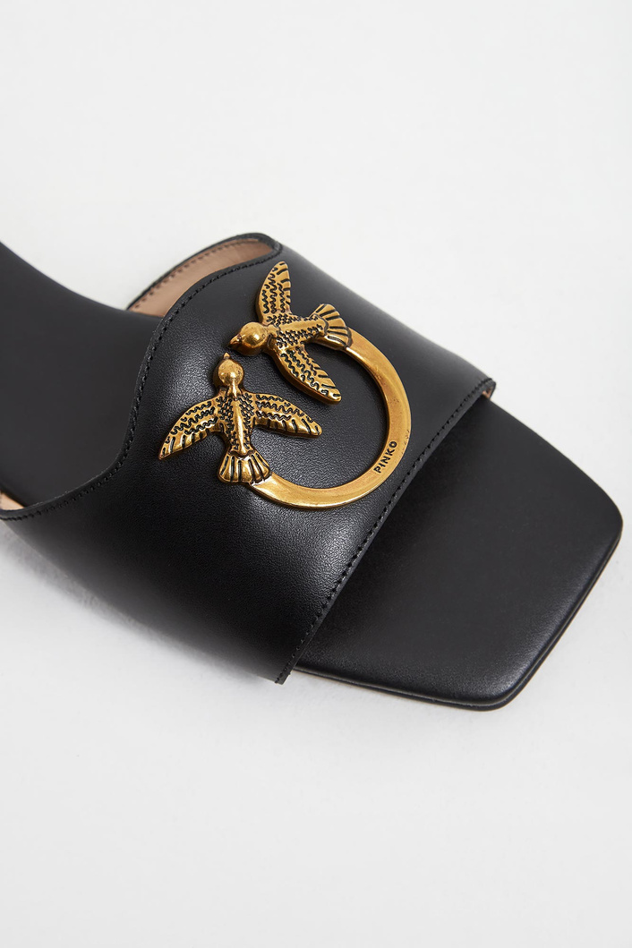 Klapki damskie skórzane Marli PINKO