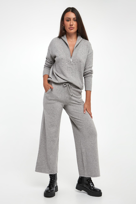 Spodnie damskie z kryształkami JOSEPH RIBKOFF